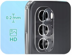 3-PAK Szkło Na Aparat Do Motorola Moto G82 / G52 (Hartowane, Na Obiektyw) 2