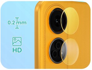 2-PAK Szkło Na Aparat Do Oppo Reno8 T 4G (Hartowane, Ochronne, Na Obiektyw) 2