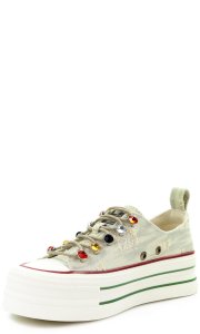 Goe GOE Damskie trampki beżowe RR2N4105 BEIGE 39 4