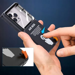 Etui Wodoodporne Do 6.9 Cali Uniwersalne (Obudowa, 360, Pancerne, Czarne) 5