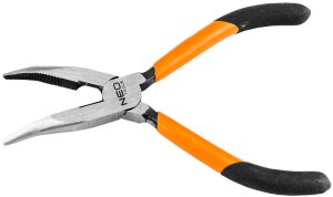 Szczypce wydłużone wygięte 160 mm 3