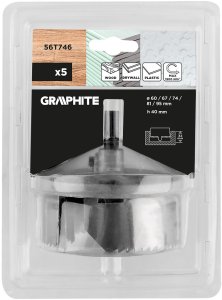 Graphite do drewna 60 - 95 mm h 40 mm zestaw 5 szt. 2