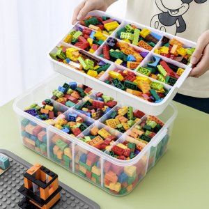 Kruzzel Pudełko na klocki- 3 poziomy 25757 13