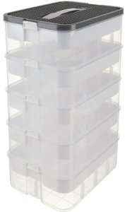 Kruzzel Pudełko na klocki- 5 poziomów 25759 8