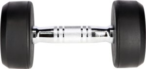 Hantla gumowana 6 kg UNDERFIT do ćwiczeń siłowych fitness 2