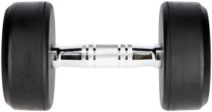 Hantla gumowana 9 kg UNDERFIT do ćwiczeń siłowych fitness 2