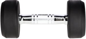 Hantla gumowana 5 kg UNDERFIT do ćwiczeń siłowych fitness 2