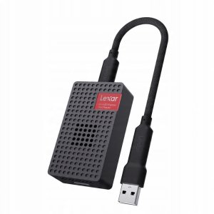 Lexar Cardreader microSDXC Express, compatib w./microSD UHS-I, R900MB/s w./built-in fan (USB3 1