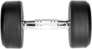 Hantla gumowana 10 kg UNDERFIT do ćwiczeń siłowych fitness 2