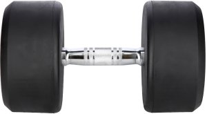 UnderFit Hantla gumowana 35 kg do ćwiczeń siłowych fitness 2