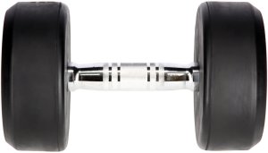 Hantla gumowana 16 kg UNDERFIT do ćwiczeń siłowych fitness 2