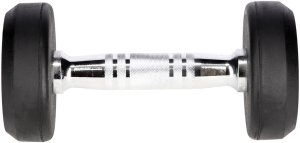 Hantla gumowana 3 kg UNDERFIT do ćwiczeń siłowych fitness 2