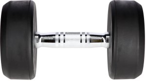 Hantla gumowana 12 kg UNDERFIT do ćwiczeń siłowych fitness 2