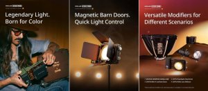 Lampa studyjna Zhiyun Molus LED X100RGB Pro Cob Light 2