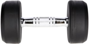 Hantla gumowana 8 kg UNDERFIT do ćwiczeń siłowych fitness 2