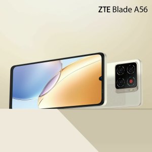 ZTE Blade A56 - 4G Smartphone - Dual-SIM - RAM 4 GB / Interner Speicher 64 GB - microSD slot - 6.75" - 1600 x 720 Pixel (90 Hz) - Triple-Kamera 13 MP, 0.08 MP, 0,08 MP - front camera 8 MP - floating gold 7