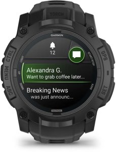 Zegarek sportowy Garmin Instinct 3 AMOLED Tactical Edition - 50mm Czarny (010-03020-50) 9