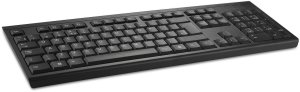 Klawiatura Kensington KB150 EQ - Klawiatura - full size - bezprzewodowy - 2.4 GHz - QWERTY - GB - karton certyfikowany FSC 3