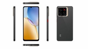 ZTE Blade A56 - 4G Smartphone - Dual-SIM - RAM 4 GB / Interner Speicher 64 GB - microSD slot - 6.75" - 1600 x 720 Pixel (90 Hz) - Triple-Kamera 13 MP, 0.08 MP, 0,08 MP - front camera 8 MP - Tiefschwarz 7