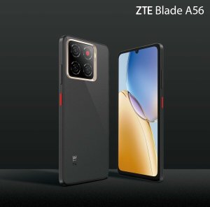 ZTE Blade A56 - 4G Smartphone - Dual-SIM - RAM 4 GB / Interner Speicher 64 GB - microSD slot - 6.75" - 1600 x 720 Pixel (90 Hz) - Triple-Kamera 13 MP, 0.08 MP, 0,08 MP - front camera 8 MP - Tiefschwarz 8