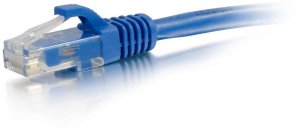 Kabel / 1 m Blue CAT6 PVC Snagless UTP Patch 2