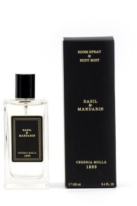 Cereria Molla 1899 Purškiklis ir kūno dulksna Cereria Molla „Basil & Mandarin“ 100 ml. 1