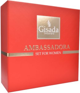 Gisada Ambassadora For Woman Giftset rinkinys moterims (EDP, 50 ml + dušo želė, 100 ml) 2