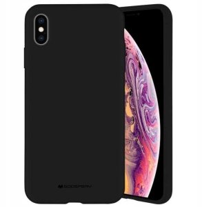 Mercury Silicone Case Samsung A06 4G / 5G, BLACK / CZARNY 1