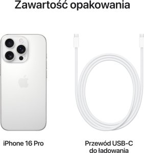 Smartfon Apple iPhone 16 Pro 1TB White Titanium (MYNT3SX/A) 9