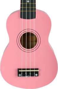 SUPRIMO UK21 PK ukulele sopranowe 21"" różowe drewn 5