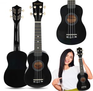SUPRIMO UK21 SET BK ukulele sopranowe 21"" czarne 3