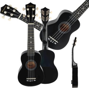 SUPRIMO UK21 SET BK ukulele sopranowe 21"" czarne 4