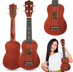 SUPRIMO UK21 DW ukulele sopranowe 21"" ciemne drewn 1