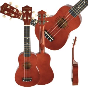 SUPRIMO UK21 DW ukulele sopranowe 21"" ciemne drewn 3
