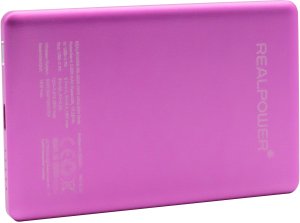 RealPower PB-5000 MAG 5000 mAh Bezprzewodowe ładowanie Różowy 4