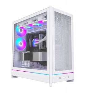 Montech HS01 PRO PC-Gehuse, Midi-Tower, ATX, aRGB, Tempered Glass - wei 1