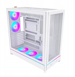 Montech HS01 PRO PC-Gehuse, Midi-Tower, ATX, aRGB, Tempered Glass - wei 2