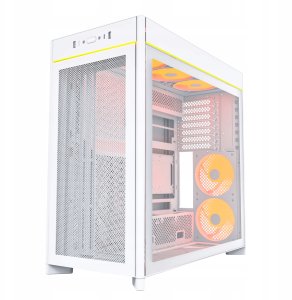 Montech HS01 PRO PC-Gehuse, Midi-Tower, ATX, aRGB, Tempered Glass - wei 3