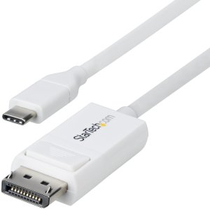 StarTech CDP2DP2MBW adapter kablowy 1,9 m DisplayPort USB Type-C Biały 2