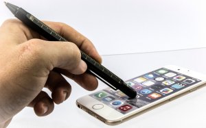 TROIKA PIP20/BG rysik do PDA Czarny, Złoto 2