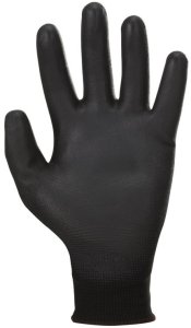 Rękawice Robocze MERCATOR Tech Black+Black PU - 240 Par (7 - S) 9