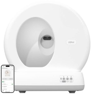 Inteligentna samoczyszcząca kuweta z kamerą dla kota UBPet C10 Pro 1