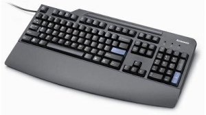 Lenovo 89P8569 klawiatura USB QWERTY Angielski Czarny 1