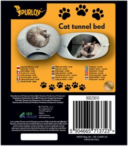 Legowisko dla kota - tunel Purlov 25810 3