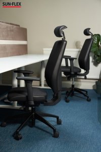 Office chair SUN-FLEX®OFFICECHAIR HB Onyx Black 2