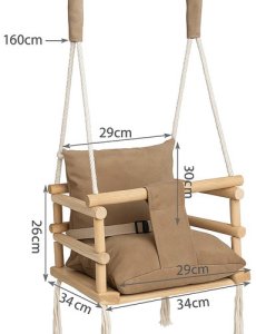 Huśtawka beżowa NEW  H26685 3