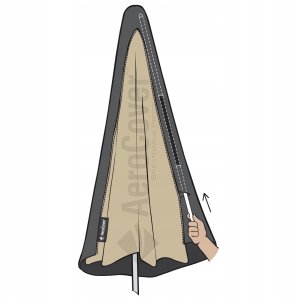 Platinum Aerocover Parasol Cover 292 x 60-65 cm 5