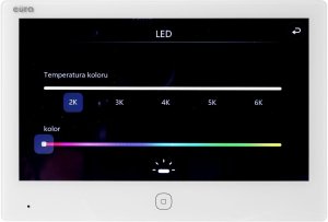 Wideodomofon EURA 2-żyłowy VDP-49A3-2TY biały Tuya 4