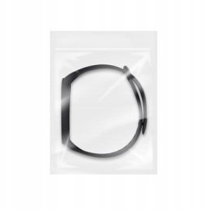Braders Pasek silikonowy do XIAOMI Mi Band 5 / 6 / 7 czarny (01) 4