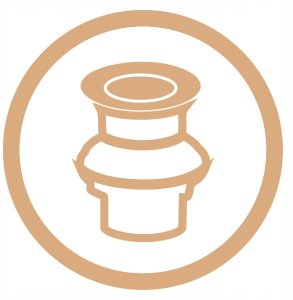 Invena bateria umywalkowa Neri Plus, miedź BU-P1-014-L 7